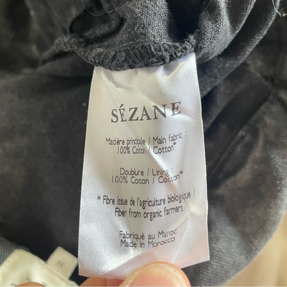 Sezane Austin Trousers Washed Black Jeans - Picture 9 of 14
